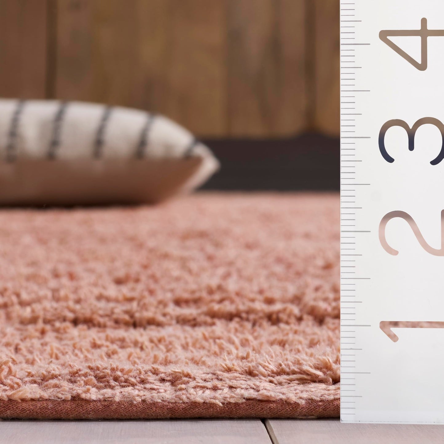 SAFAVIEH Washable Rug Easy Care Collection - 5' x 8', Rust, Handmade Cotton, Easy to Clean, Ideal for Living Room, Bedroom, Dining Space (ECR224P)