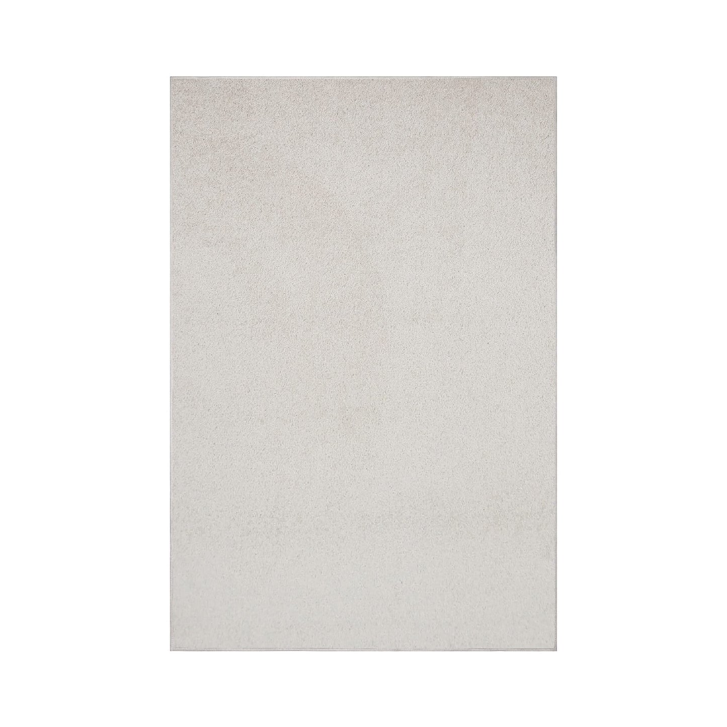 Furnish my Place Plush Solid Color Rug - Off White 3' x 4' Pet and Kids Friendly Rug. Made in USA Rectangle Area Rugs Great for Kids Pets Event Wedding DC-Off White-Rectangle-3'X4'