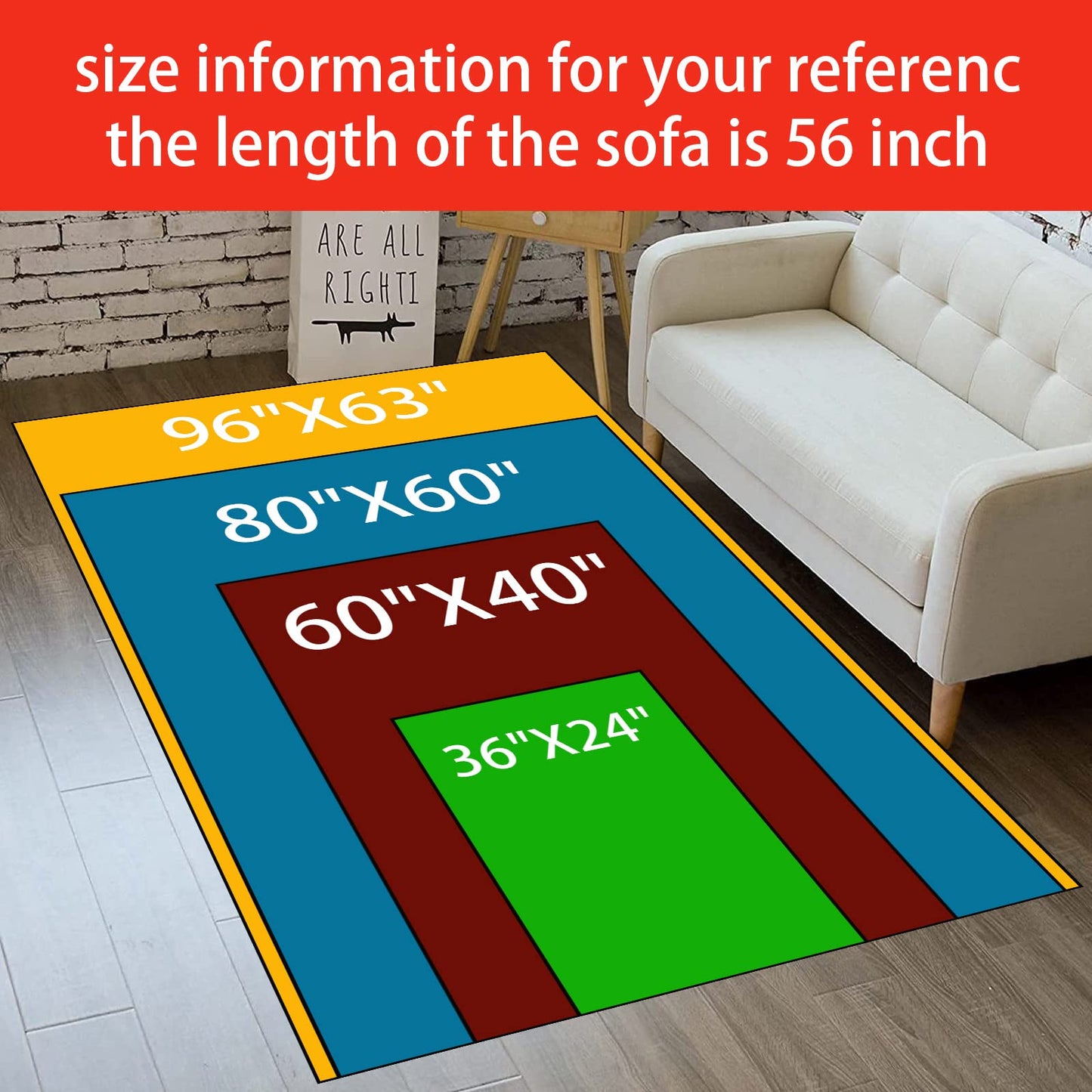 DGRUIHONG Gaming Rug - Gamer Rug for Boys Bedroom - Gaming Carpet - 36x24 inches, Style1