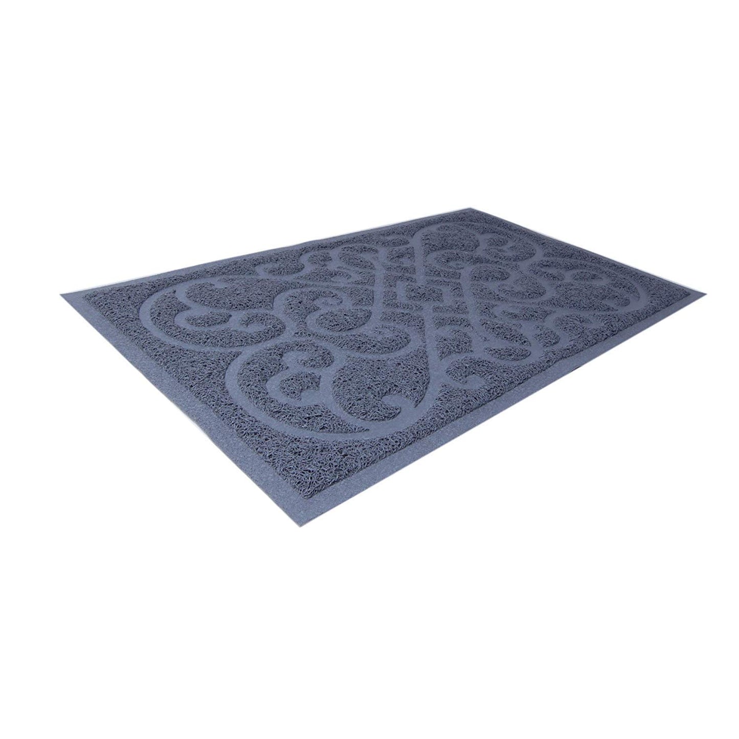 PetLike Cat Litter Box Mat, Thick Kitty Litter Trapping Mat, Durable,Waterproof &Washable with Non-Slip Backing, Soft on Kitty Paws and Easy to Clean, BPA Free