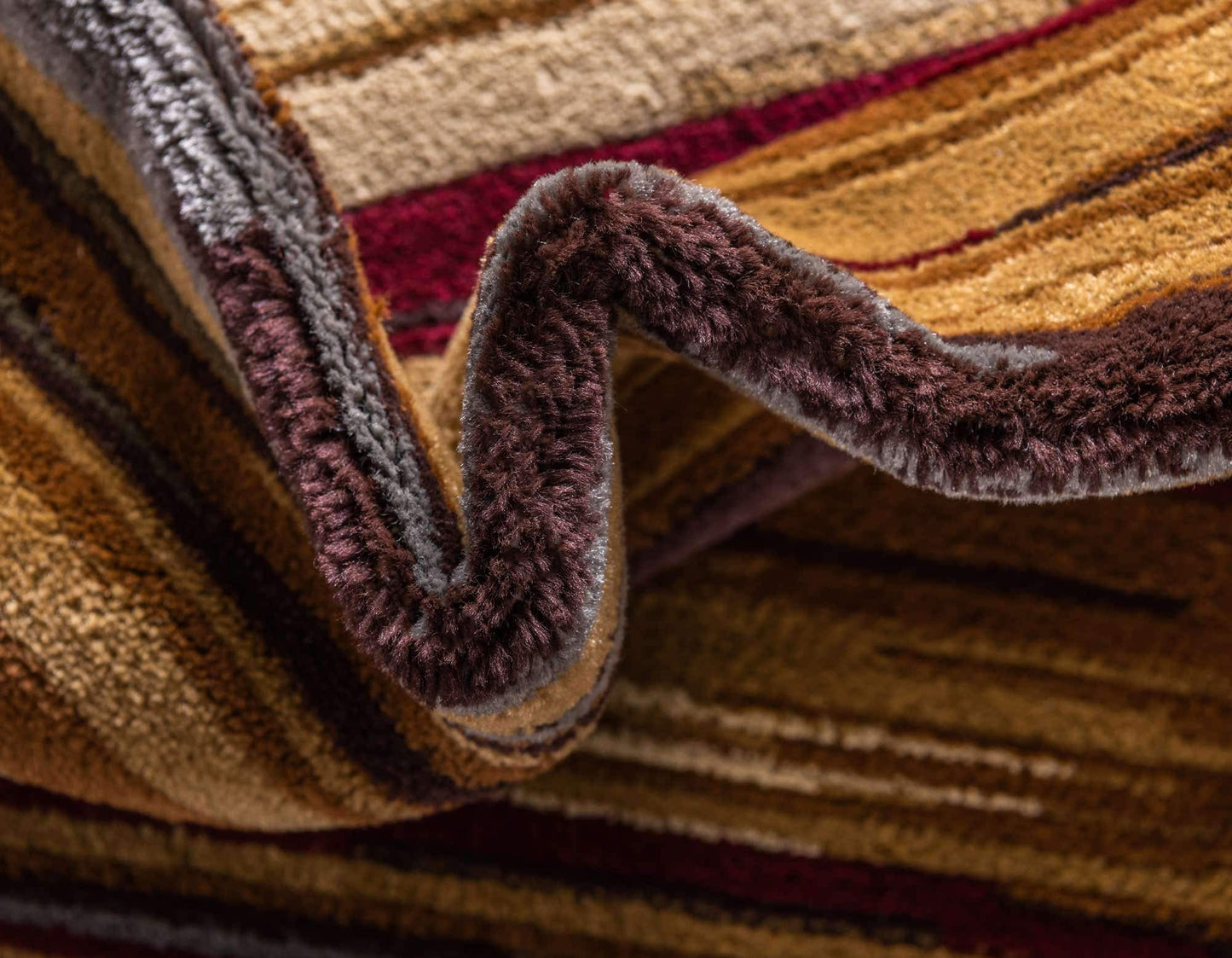 Unique Loom Barista Collection Area Rug - Icatu (8' x 10' Rectangle Beige/Brown)