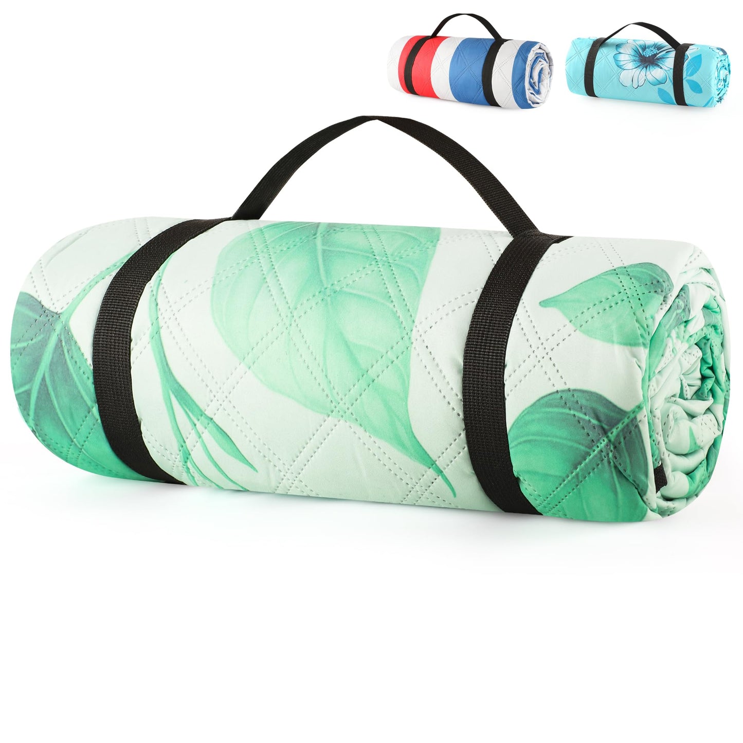 ANJ Outdoors Extra Large Waterproof Picnic Blankets | Foldable Sandproof Beach Blanket N Outdoor Blanket | 5-Layer Machine Washable Soft Picnic Mat for Camping, Grass, Park N Stadium
