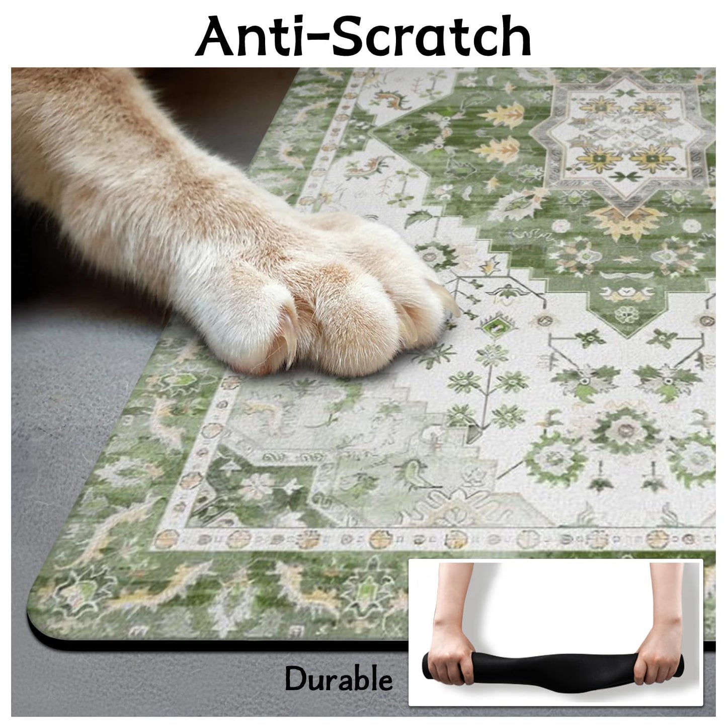 Pet Food Mats for Floor, Absorbent Dog Mat for Food and Water Dispenser Mat, Dog Food Mat Quick Dry Cat Food Mat Pet Supplies