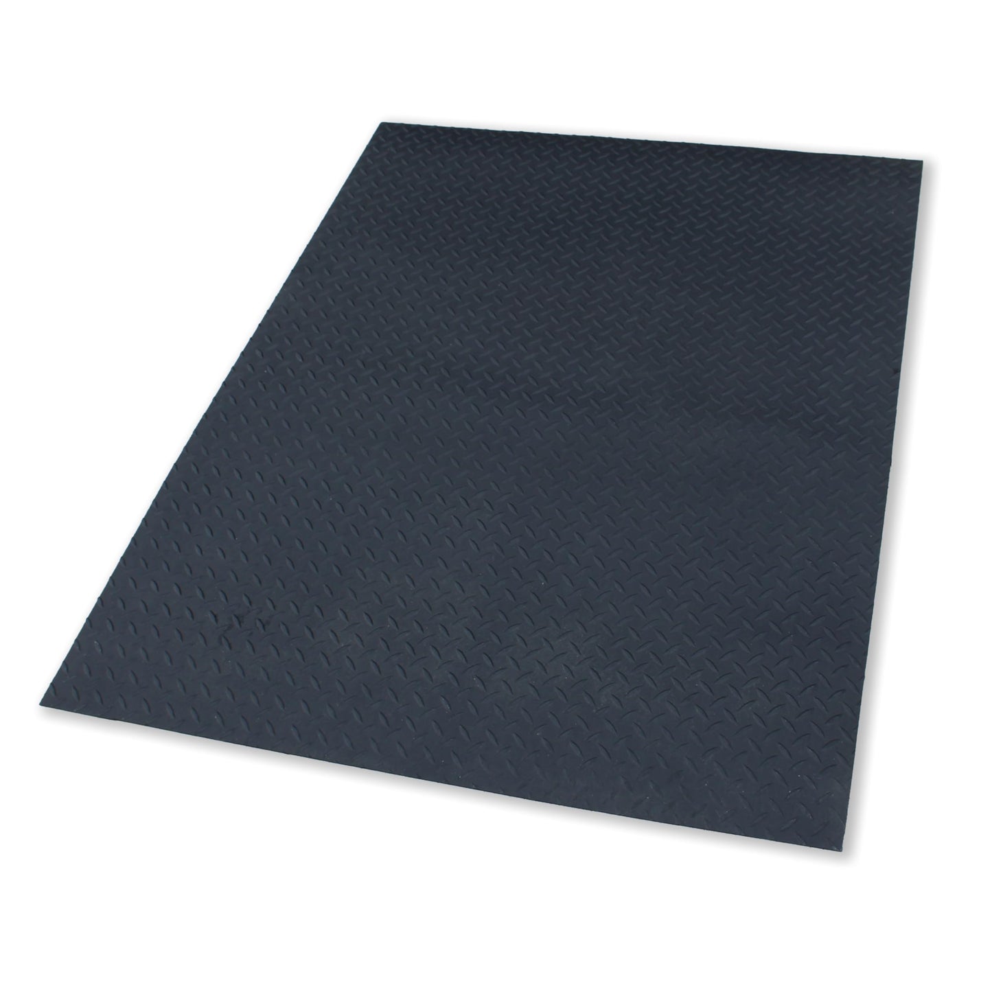 EnviroFlex VanDeck Universal Fit Cargo Van Floor Liners - 4mm x 60" W x 123" L Diamond Plate - Heavy Duty, Cut to Fit Rubber Floors, Protect Floors