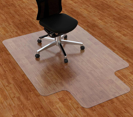 Amyracel Chair Mat for Hardwood Floor, 36” x 48” Computer Desk Chair Mat, Easy Glide Office Floor Protector Mat for Home Office