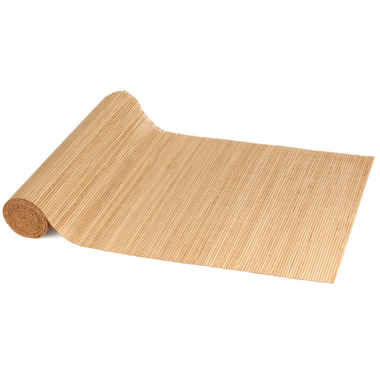 BambooMN Carbonized Bamboo Matchstick Table Runner, 1 Piece