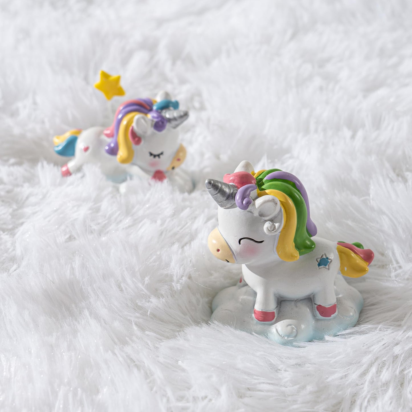 Awaytail 8x10 Carpet Fluffy Rug for Living Room - Large Nursery Thicked Fuzzy Plush Rug for Bedroom 8x10 Area Rugs White