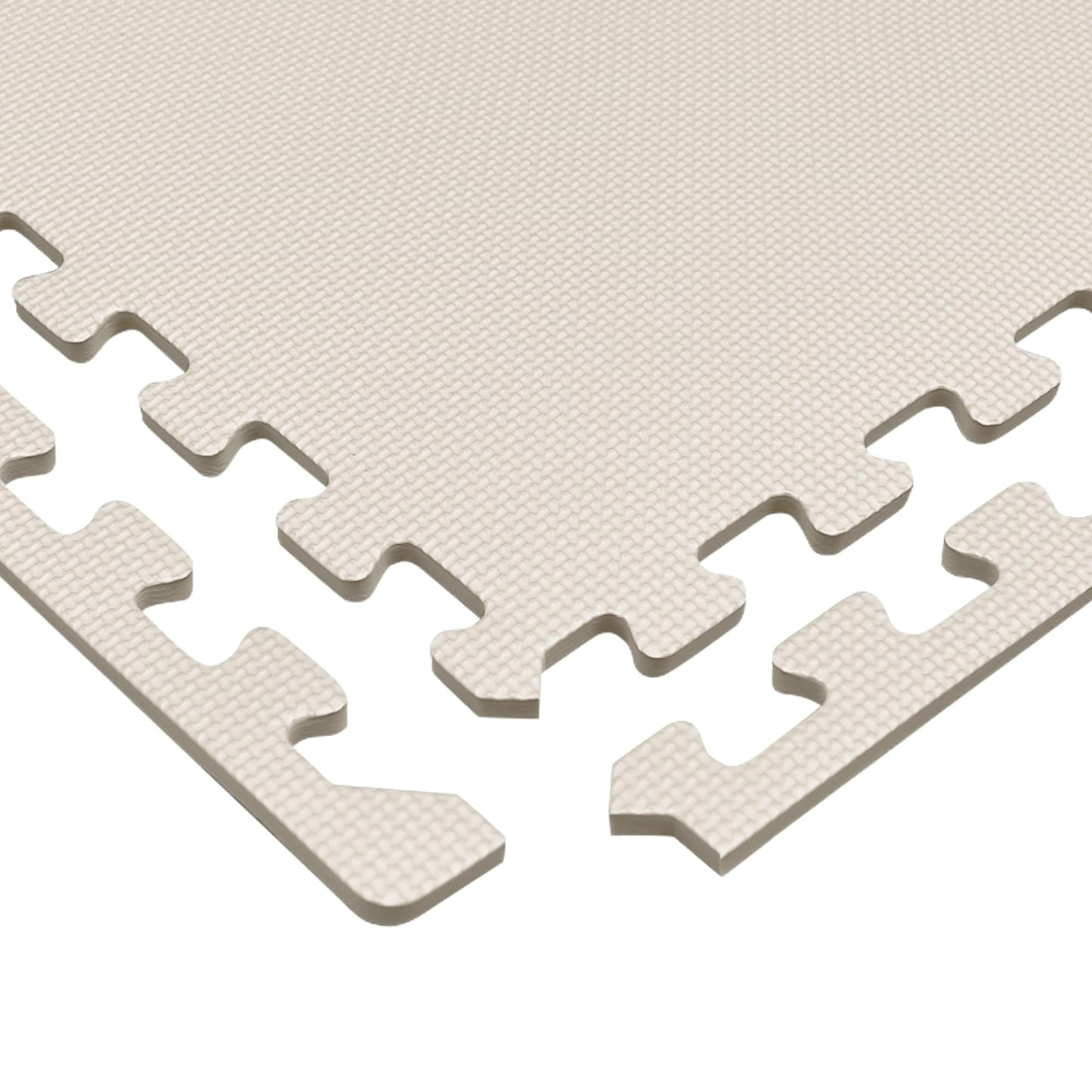 We Sell Mats 1/2" Thick Multipurpose EVA Foam Exercise Floor Mat, Interlocking Tiles, Anti-Fatigue for Home or Gym, 24 in x 24 in, 4 Tiles, Sand