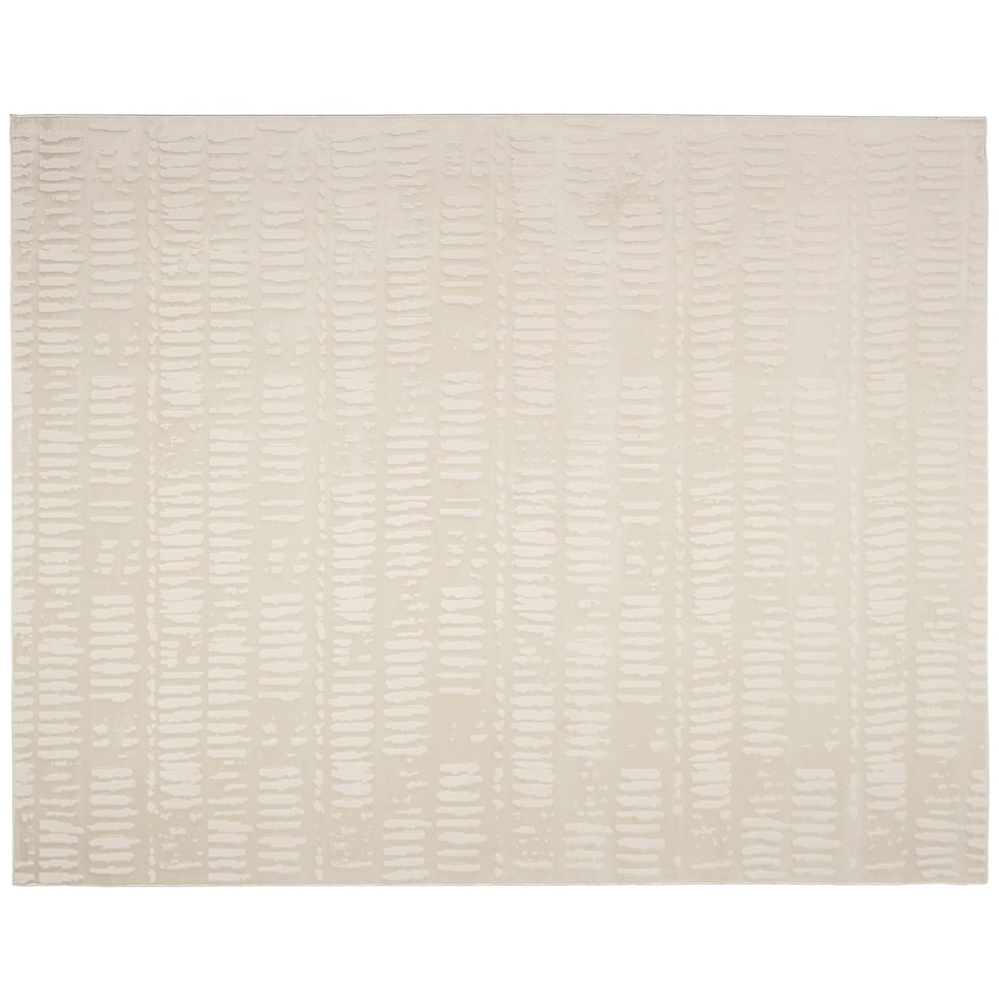 Revival Rugs Shell 8'x10' Area Rugs for Living Room Bedroom Dining Room - Washable, 100% Recycled, Oeko-TEX Certified, Modern, Medium Pile, Beige, Cream