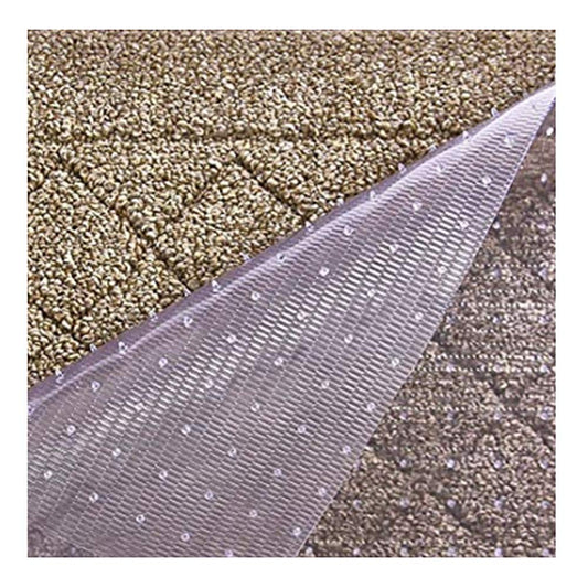 RESILIA Premium Heavy Duty Floor Runner/Protector for Carpeted Floors – Skid-Resistant Plastic Vinyl Carpet Protection, Clear, Prism, 27 Inches x 25 Feet, Made in The USA