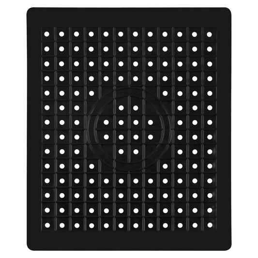 GeeRic Independence Day Kitchen Sink Mat, 12.36 x 10.28" Dish Drying Mat, Sink Protector Mats Non-Slip Dish Dry Mat Dishwasher Safe, Rectangular, Black
