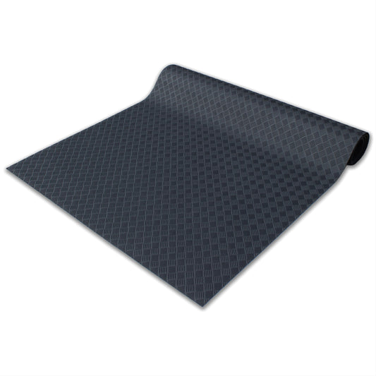 EnviroFlex VanDeck Universal Fit Cargo Van Floor Liners - 4mm x 60" W x 123" L Deck Plate - Heavy Duty, Cut to Fit Rubber Floors, Protect Floors