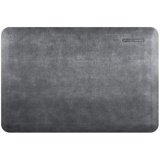 WellnessMats Linen Collection Anti-Fatigue Floor Mat, Polyurethane – Ergonomic Support Pad for Home, Kitchen, Garage, Office Standing Desk – Water Resistant - Made in USA