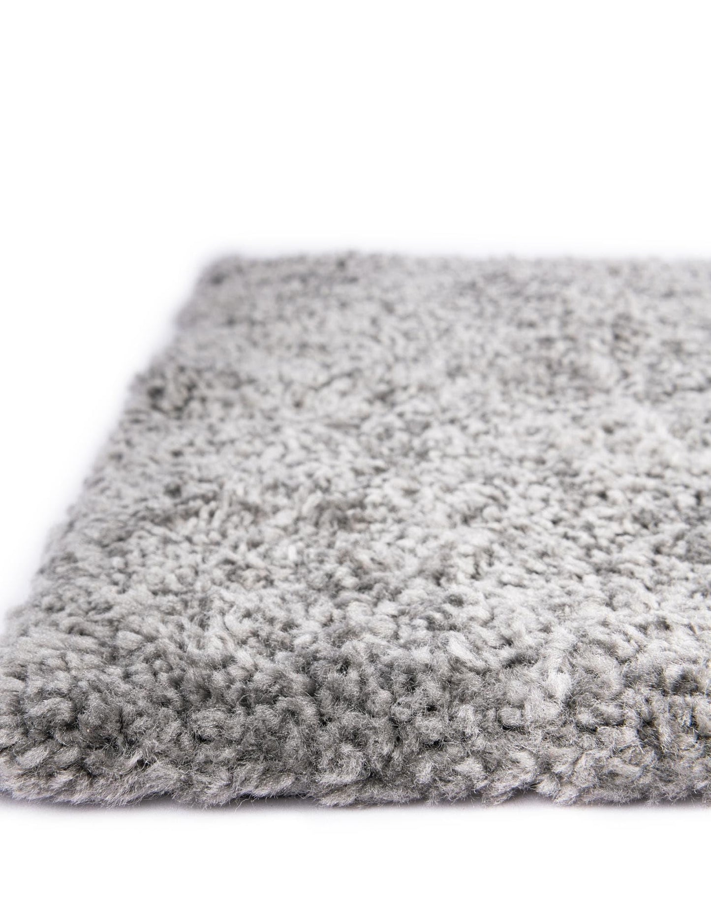 Rugs.com Solid Frieze Collection Rug – 8x10 Gray Shag Rug Perfect for Living Rooms, Large Dining Rooms, Open Floorplans