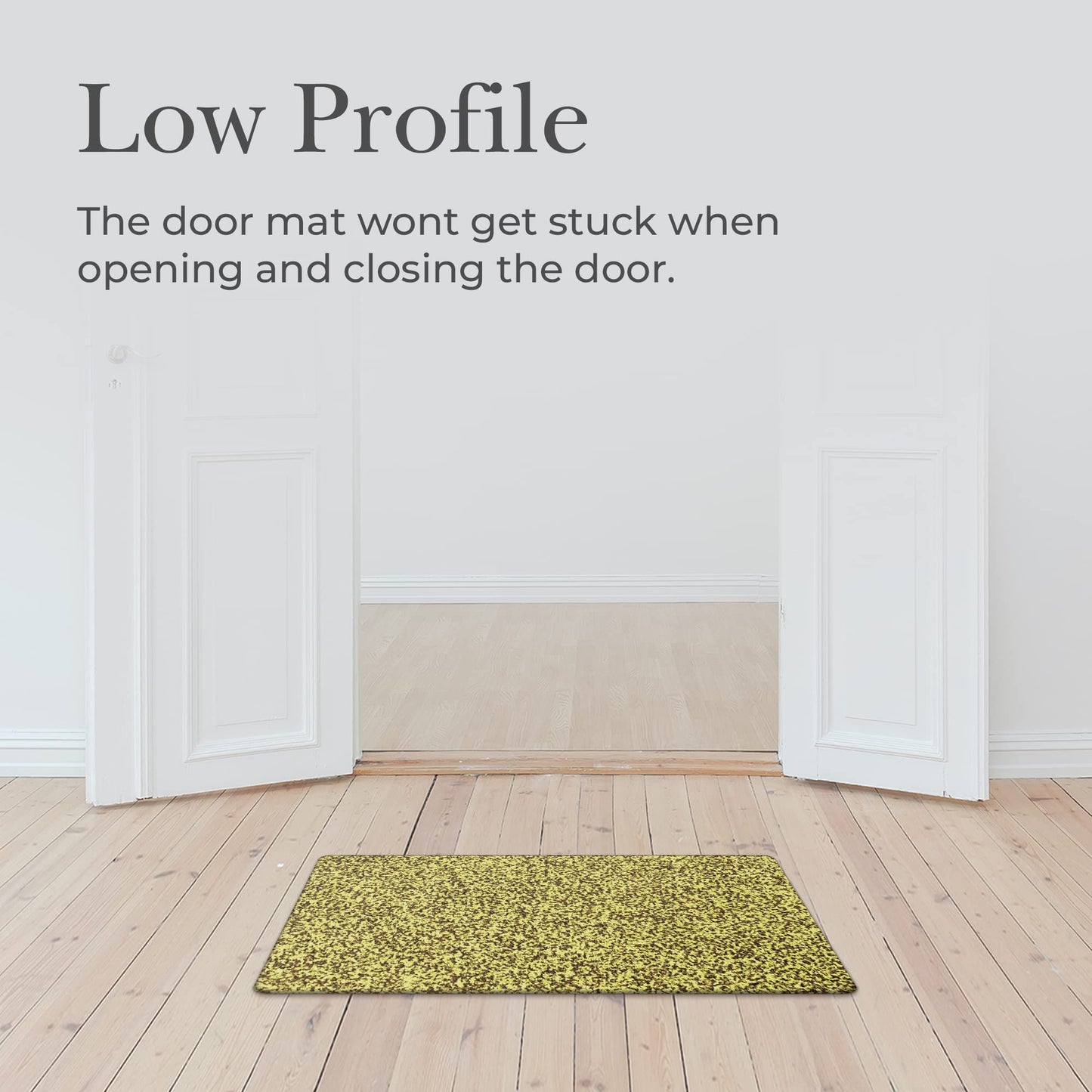 RugMast Premium Microfiber Indoor Door Mat – 24"x36" Washable Entry Mat, Non-Slip, Waterproof Backing, Super Absorbent, Low Profile Entryway Doormat for Indoor Entrance
