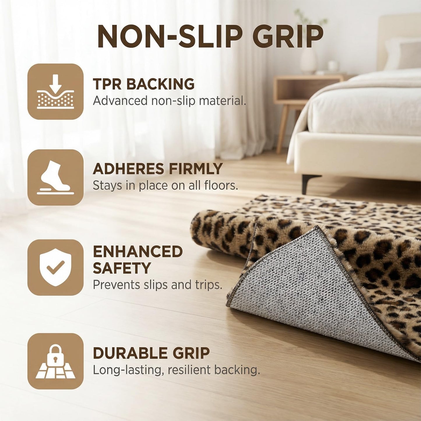 Leopard Print Rug for Living Room 5x7 Cheetah Fluffy Rug Machine Washable Area Rug for Bedroom,Non-Slip Soft Comfy Faux Fur Animal Carpet for Bedroom Living Shaggy Home Decor