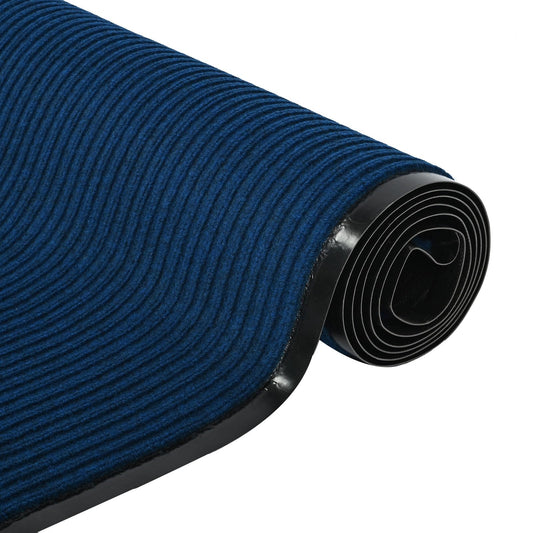 foriy 3x10ft Outdoor Floor Mat Commercial Runner Rug Heavy Duty Non Slip Entrance Rugs Indoor Outdoor Entryway Doormat with Rubber Back Waterproof Mat for Home Hotel Office (3'x10'Dark Blue)