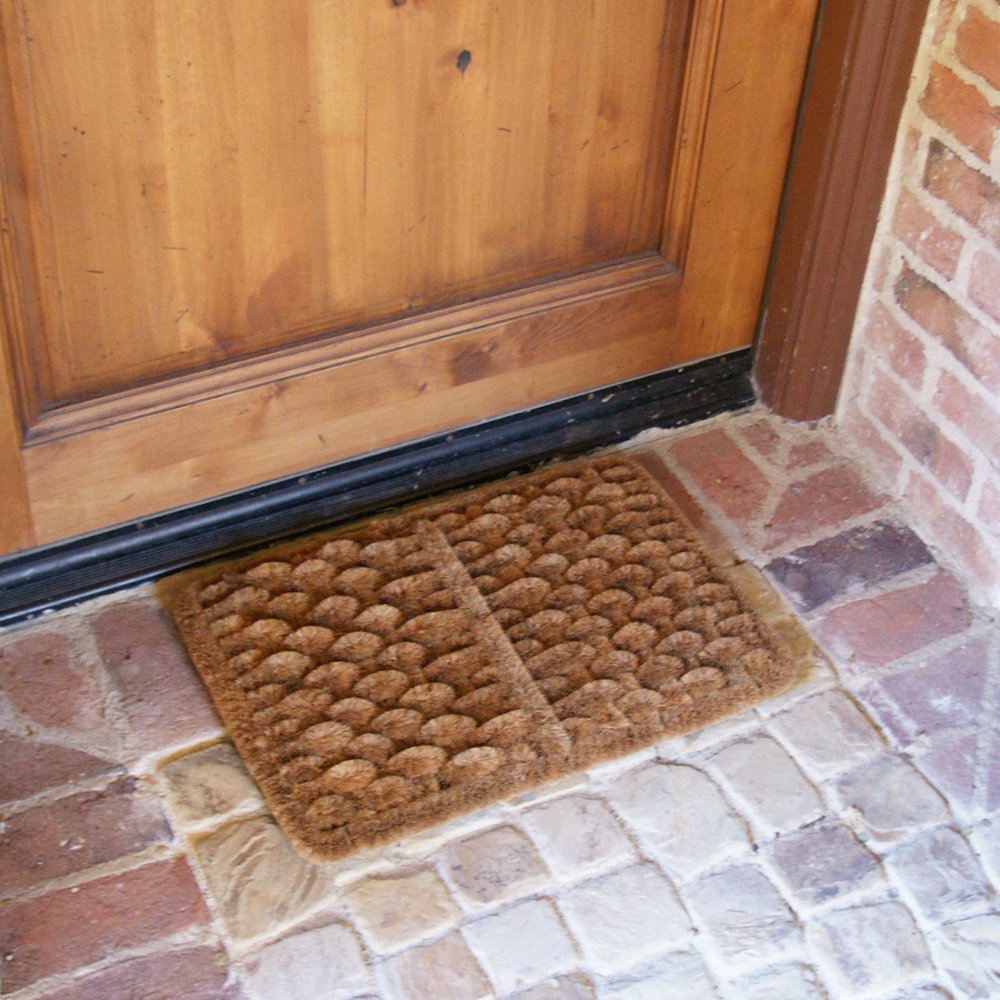 Rubber-Cal "Shiraz Outdoor Scraper Door Mat, 16 by 24-Inch, Tan, Model: 10-100-511
