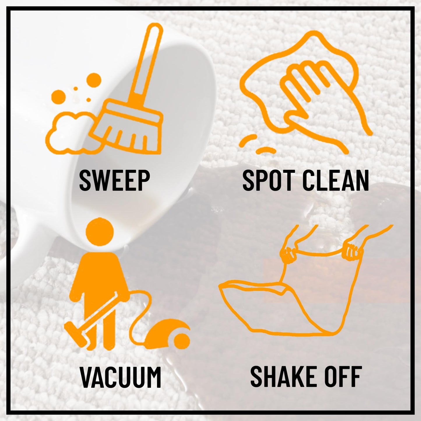 Ottomanson 3'3" x 4'7" Rugs for Living Room Oriental Area Rug for Bedroom - Non Slip Durable Large Floor Carpet for High Traffic Areas - Indoor Rug for Dining Room Kitchen Kids Playroom, Red