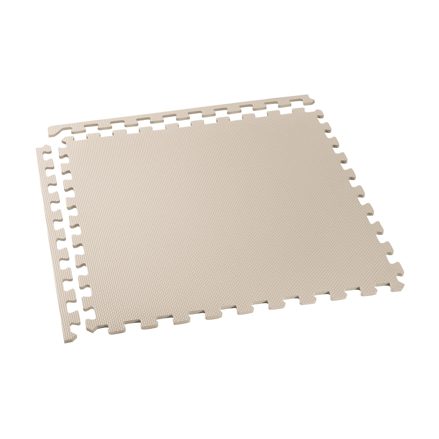 We Sell Mats 1/2" Thick Multipurpose EVA Foam Exercise Floor Mat, Interlocking Tiles, Anti-Fatigue for Home or Gym, 24 in x 24 in, 6 Tiles, Sand