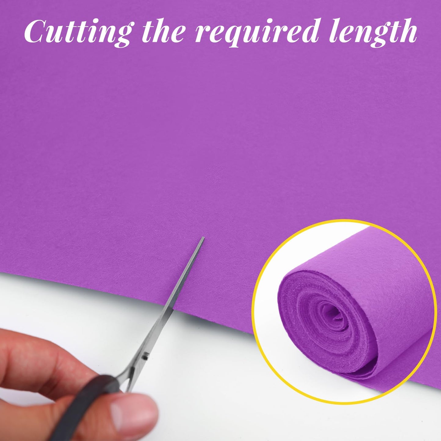 Purple Carpet Runner for Party 140GSM Polyester Fabric Carpet Runner Decorations for Hollywood Theme Party, Runway Rug Prom Aisle Rug (Purple, 3 X10 FT)