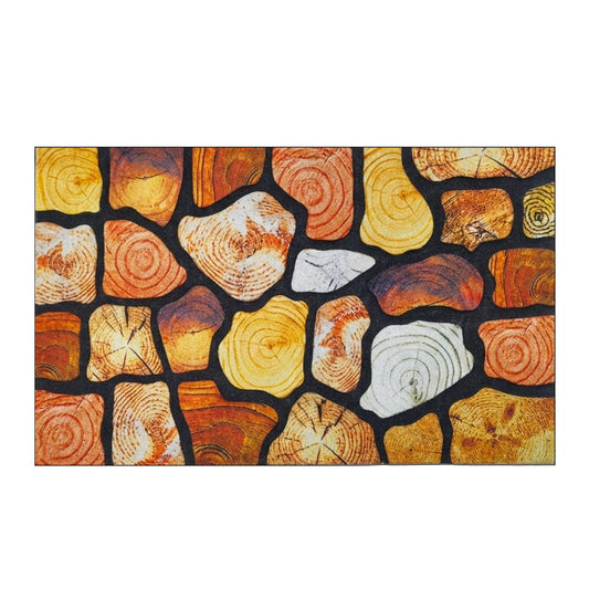 CHICHIC Welcome Door Mat 18 x 30 Inch Front Doormat Outdoors for Home Entrance Outdoors Mat for Outside Entry Way Doormat Entry Rugs, Heavy Duty Non Slip Rubber Back Low Profile, Colorful Stone
