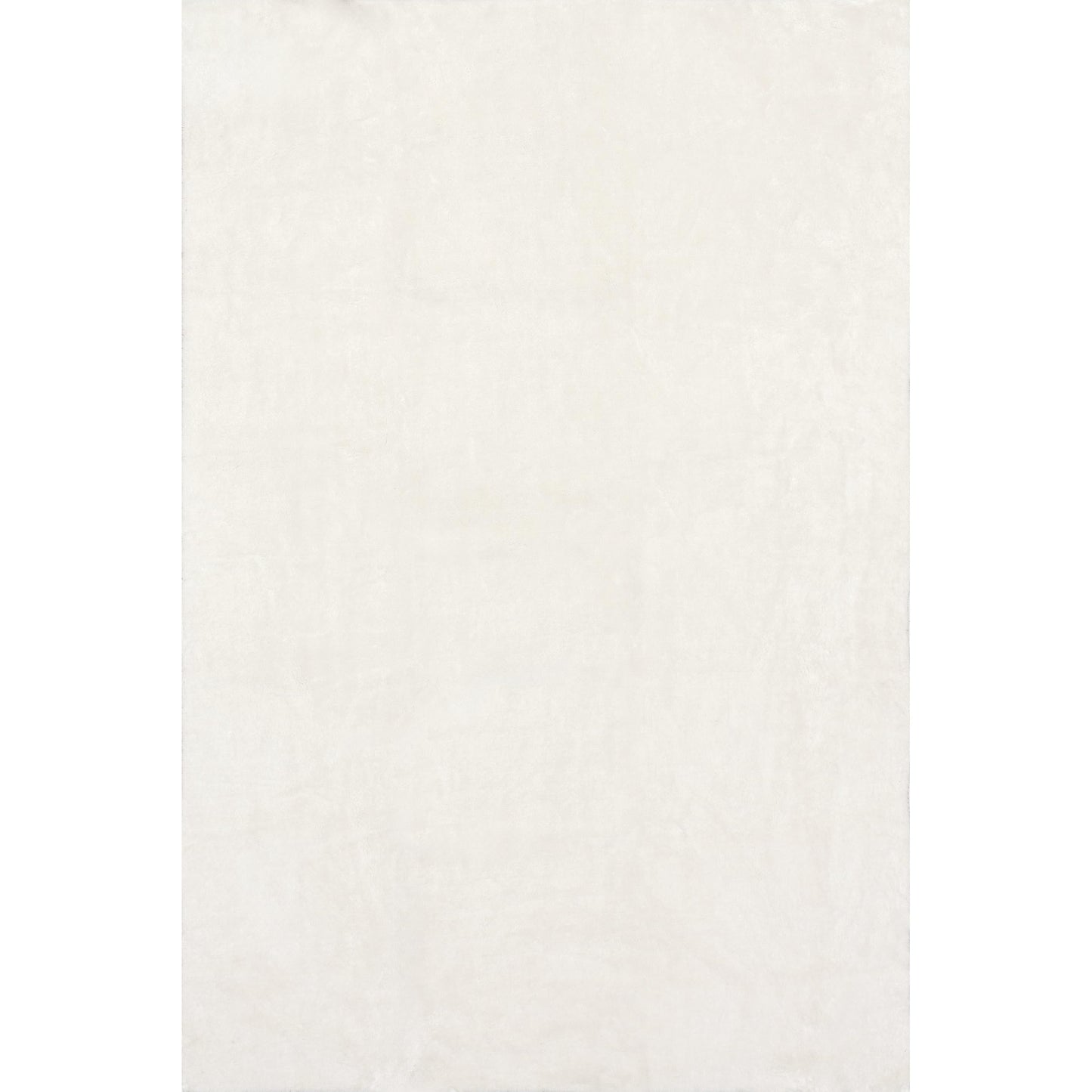 nuLOOM 3' x 5' Cozy Plush SuperiorWash Area Rug, Machine Washable, Non-Slip, Soft Fluffy Shag Carpet for Living Room Bedroom Kids Room Nursery Home Decor, Loni White