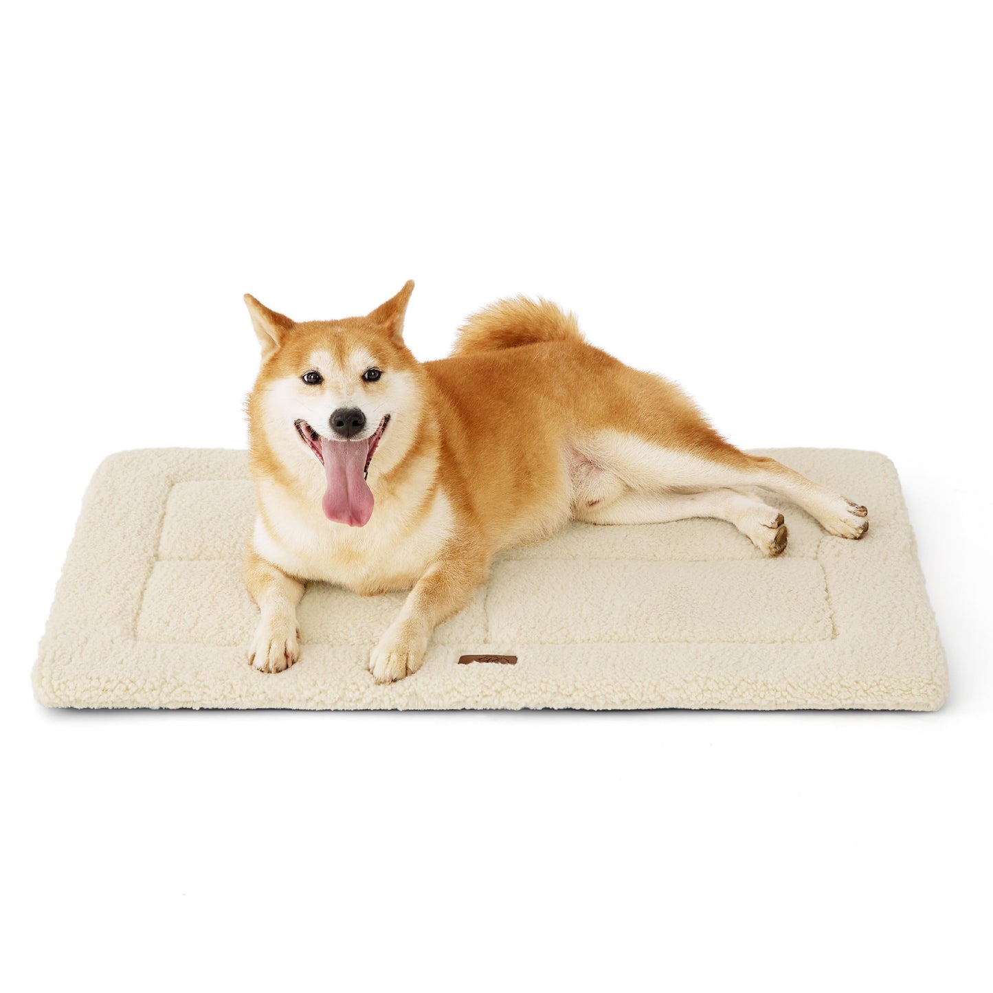 Bedsure Washable Dog Crate Bed for Large Dogs, Reversible Foam Floor Pet Mat, Versatile Lightweight Pet Crate Pad for Cages