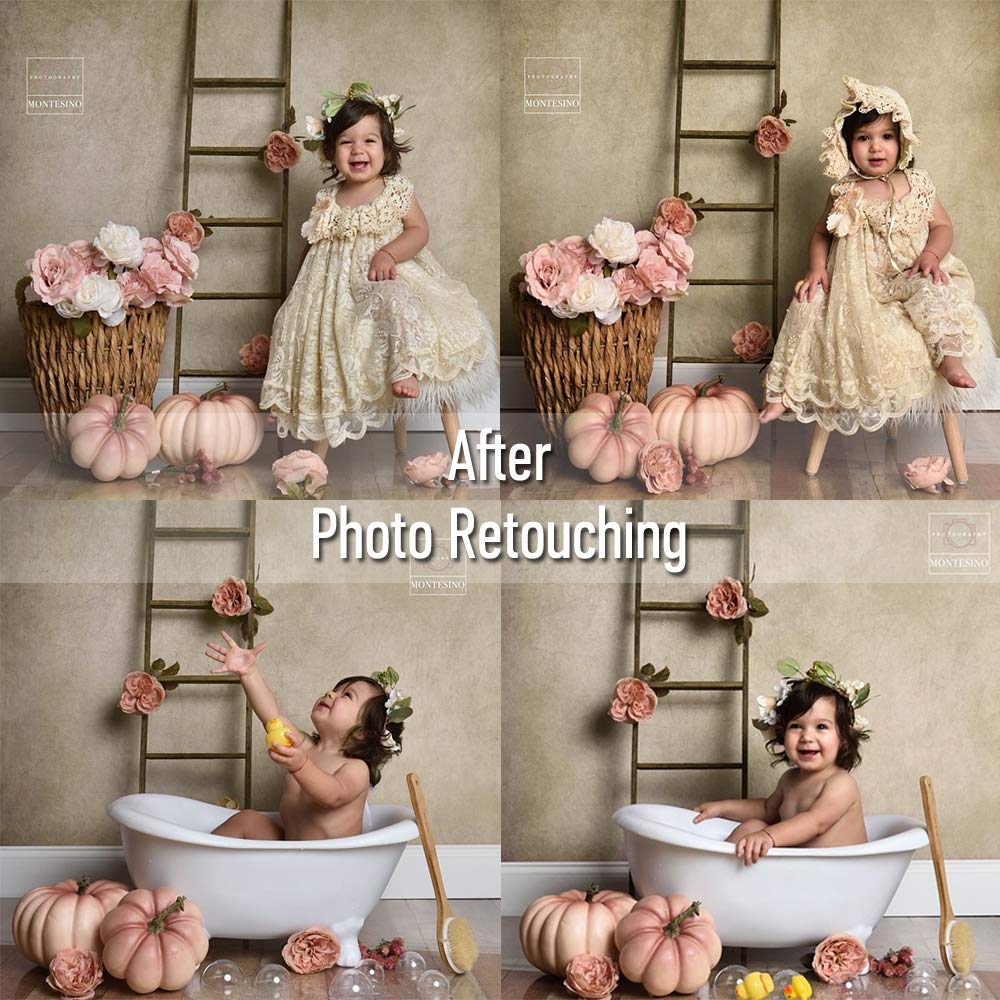 Kate Light Brown Photography Backdrop(10x7ft) & Brown Wooden Floor Mat(8x5ft)