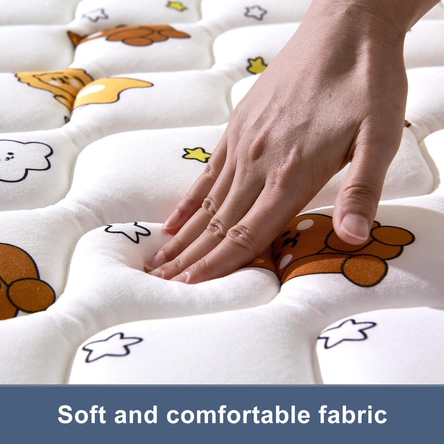 Lilyvibebearhappy Baby Play Mat, 59x59 Inch Thicker and Larger Non-Slip Cushioning Foam Playmats for Babies,Toddlers, Infants, Play & Tummy Time, Foldable and Machine Washable Baby Mat for Floor