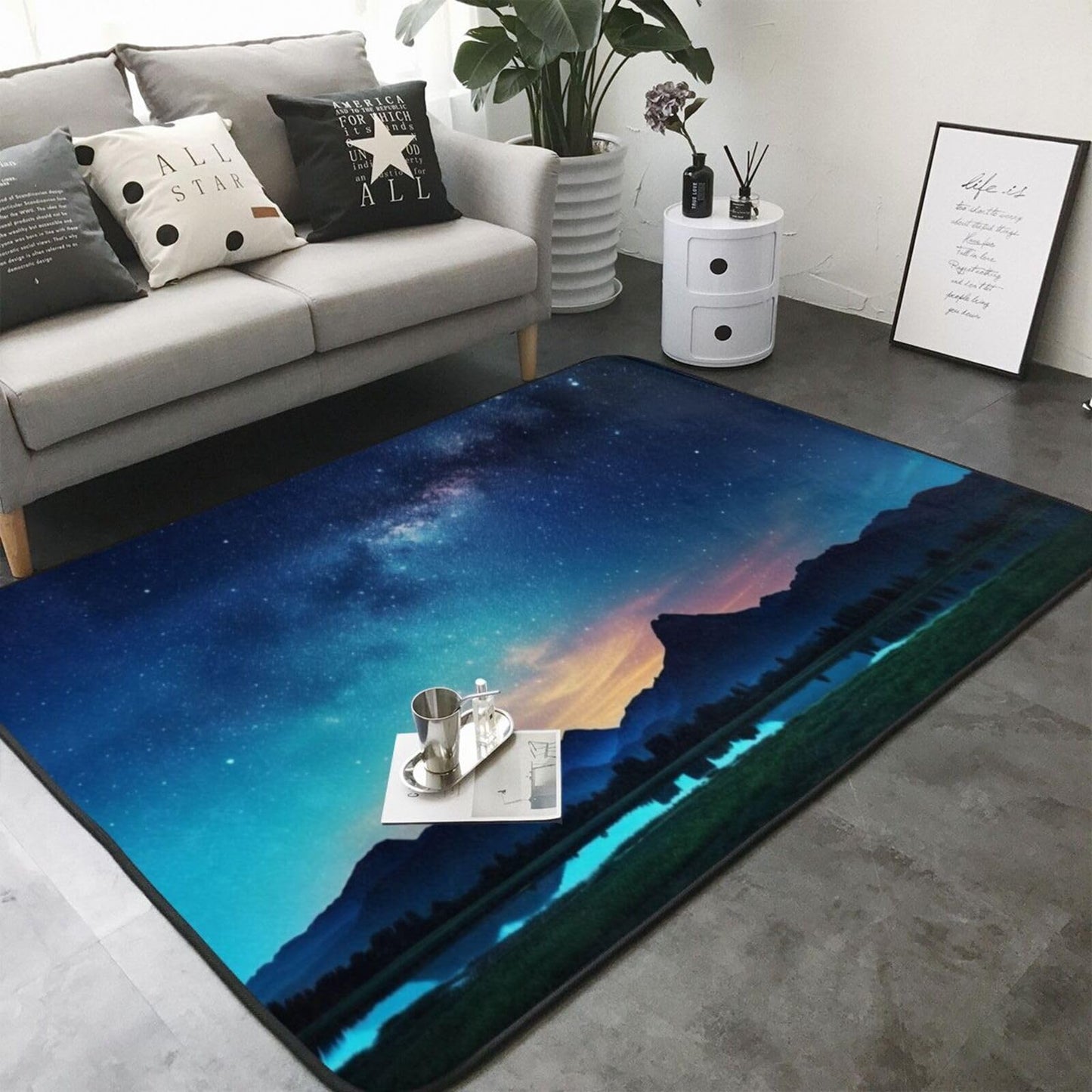 Custom Rug with Your Text Logo Picture Personalized Area Carpet Anti Slip Washable Door Mat Decorative for Bedroom Living Room Office Garden Balcony etc for Gifts 36"x24"