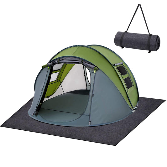 BREENHILL Camping Tent Carpet Mat, (60" x 74") Inside/Outside Tent Rug,Picnic Blanket,Protective Waterproof Liner Keeps You Warm & Dry, Outdoor Camping Floor Rug Accessory,Trimmable Material