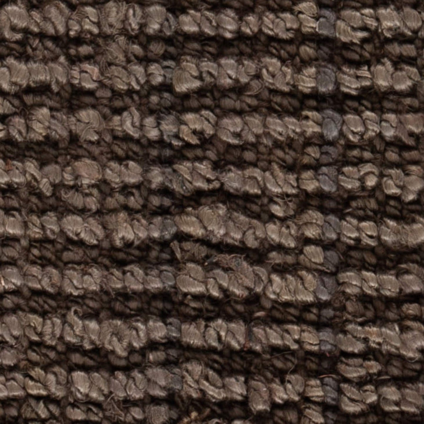 SAFAVIEH Area Rug 8' Square - Natural Fiber Collection - Brown, Handmade Jute, Farmhouse Style, Chunky Textured Thick Pile (NF447D)