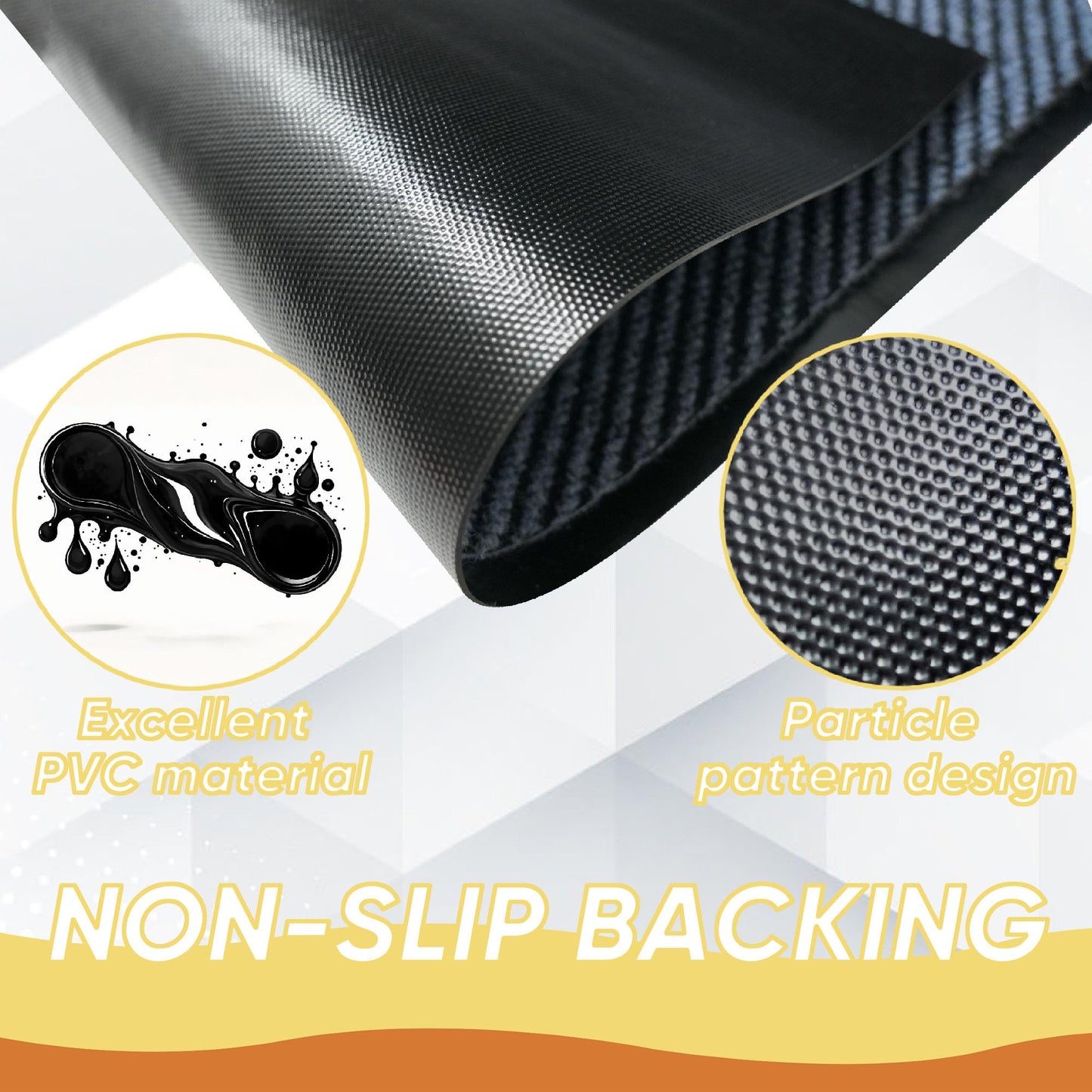 48x72inch Commercial Grade Entrance Mat Heavy Duty Doormat for High Traffic Entryways Rug All Weather Door Floor Mat with Ultra Grip PVC Backing Non Slip Welcome Mat for Patio,Entry,Indoor Outdoor