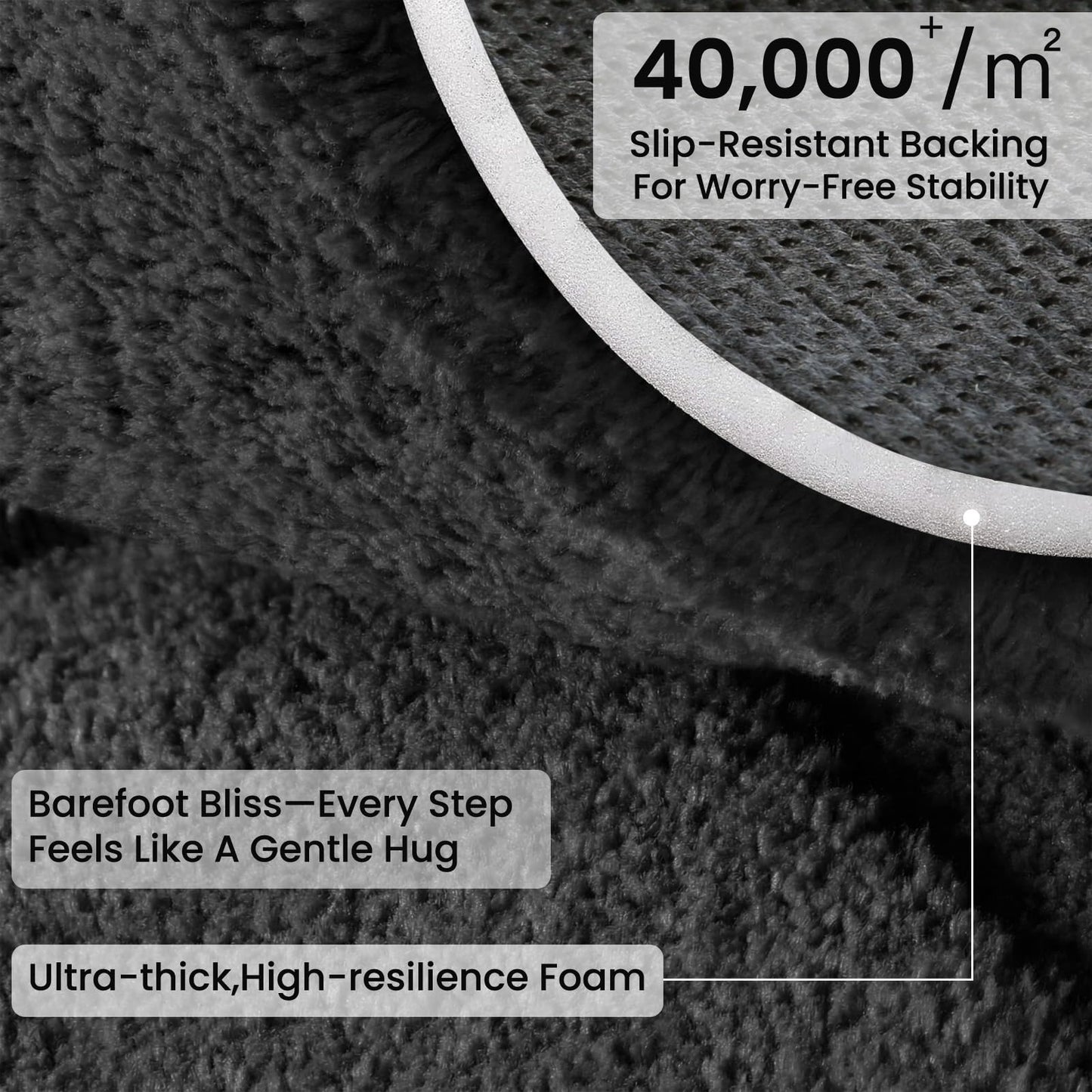 Sour Lemon 8x10 Area Rugs for Living Room, Washable Grey Rugs for Bedroom Large Soft Area Rugs Indoor, Modern Non Slip Rug Carpet for Bedroom Kids Room Dorm Dining Room Office Home Decor