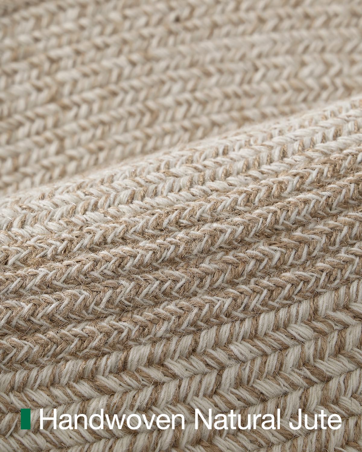 LUMI Jute Area Rug 5ft Round for Living Room, Natural Braided Woven Rugs Non Slip, Neutral Farmhouse Carpets No Shedding, Durable for High Traffic, Dining Room, Indoor, Outdoor, Patio