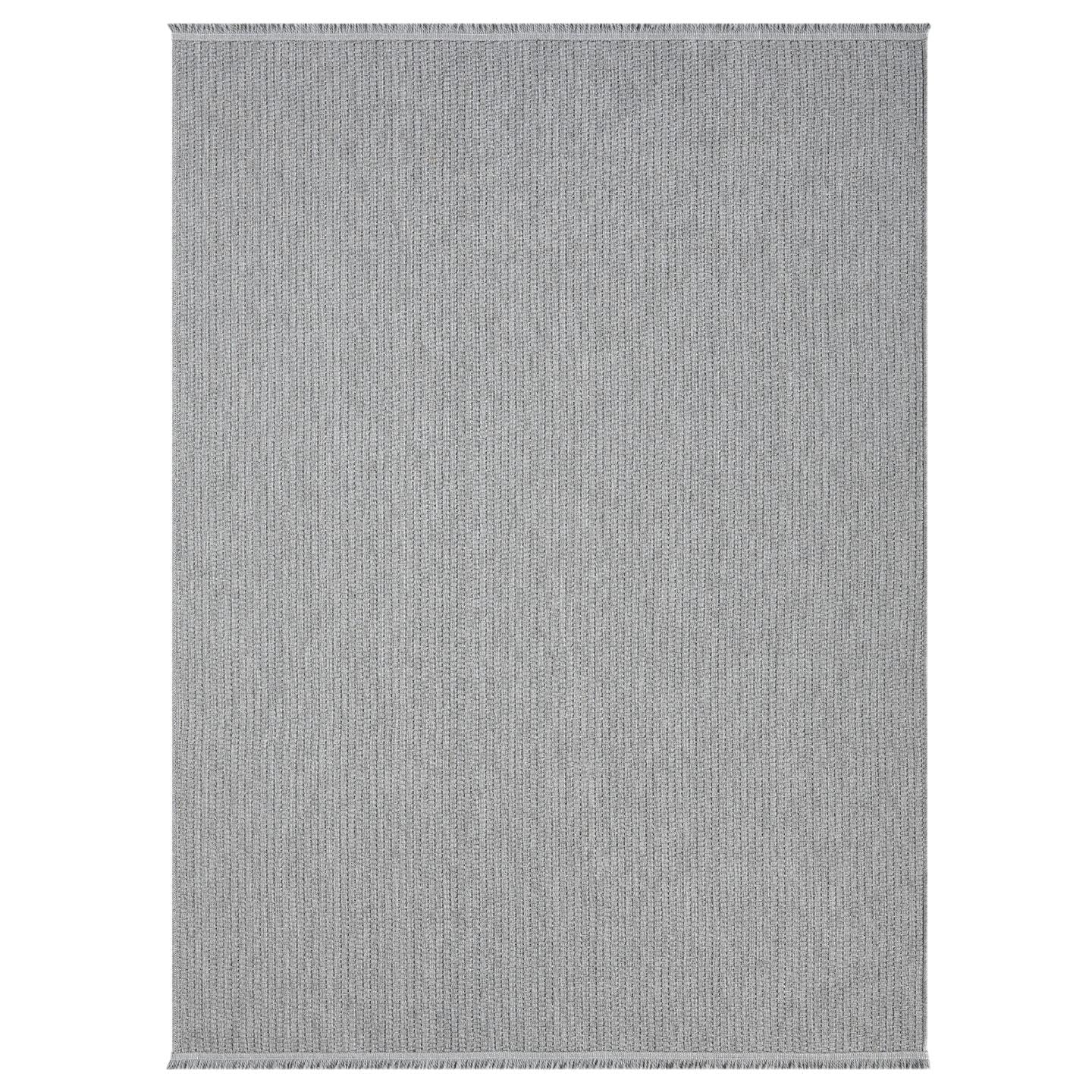 LUXE WEAVERS Modern Farmhouse Textured Area Rug, Neutral Carpet, Gray 5x7