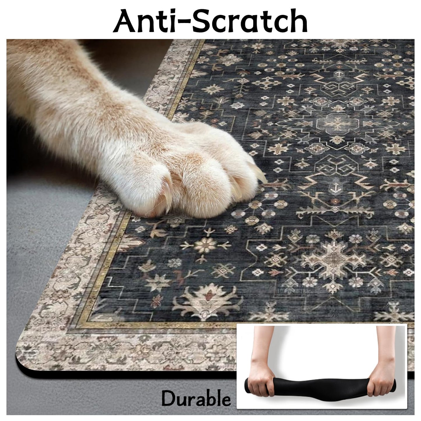 Pet Food Mats for Floor, Absorbent Dog Mat for Food and Water Dispenser Mat, Dog Food Mat Quick Dry Cat Food Mat Pet Supplies