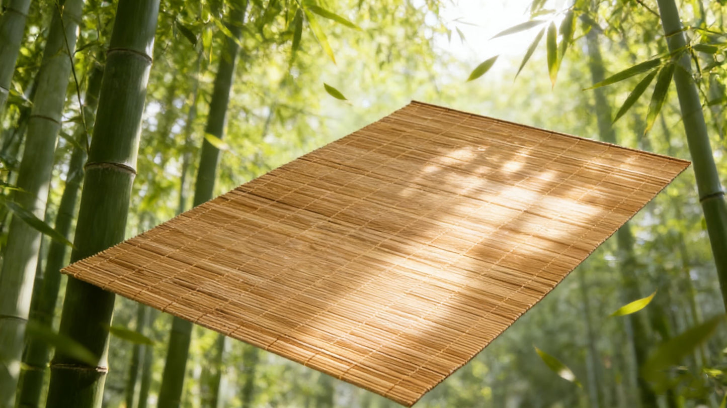 1PCS Dining Table Kitchen Placemat, Heat-Resistant Place Mat Stain Resistant Anti-Skid Washable Bamboo Table Mat Placemat Kitchen Table mat