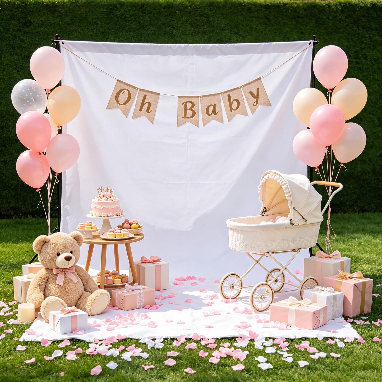 White Photography Backdrop for Photoshoot,Photo Backdrop Curtain,Perfect White Background for Party Portrait Photoshoots Video Studio 8FTx10FT