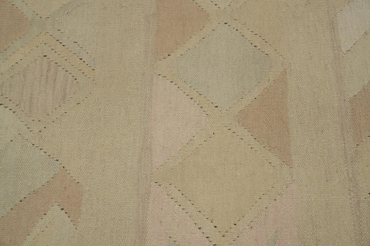RugSource Southwestern Collection 9x12 Area Rug, Hand Woven Beige & Ivories Tribal Rug, Oriental 100% Wool Carpet for Bedroom, Living Room, Dining Room