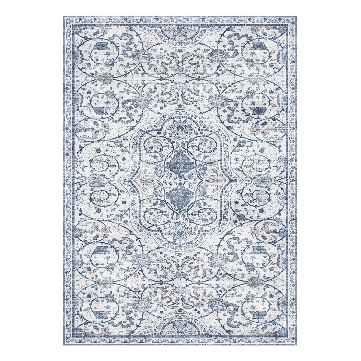 KEYDOL 5x7 Premium PVC Floor Mat, Waterproof Vinyl Rug & Plastic Floor Protector for Kitchen Table, Dining Room, Non-Slip Indoor Outdoor Use, Large Area Cover, Safe for Hardwood Floors