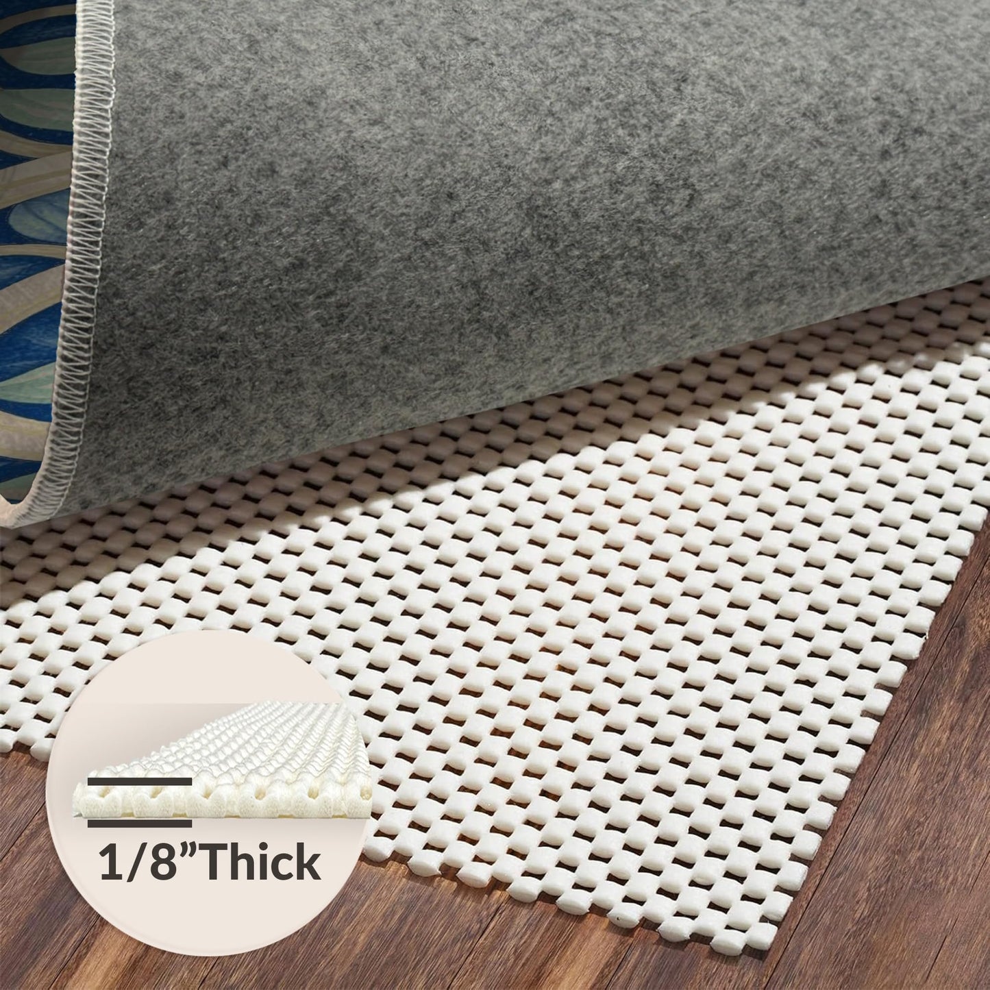 ODIKA Flatwoven High Traffic Area Rug 5x7, Elegant Abstract with Neutral Earth Tones & Modern Accent, Non Slip, Stain Resistant, Washable Area Rugs for Living Room, Bedroom (Beige, 5x7)