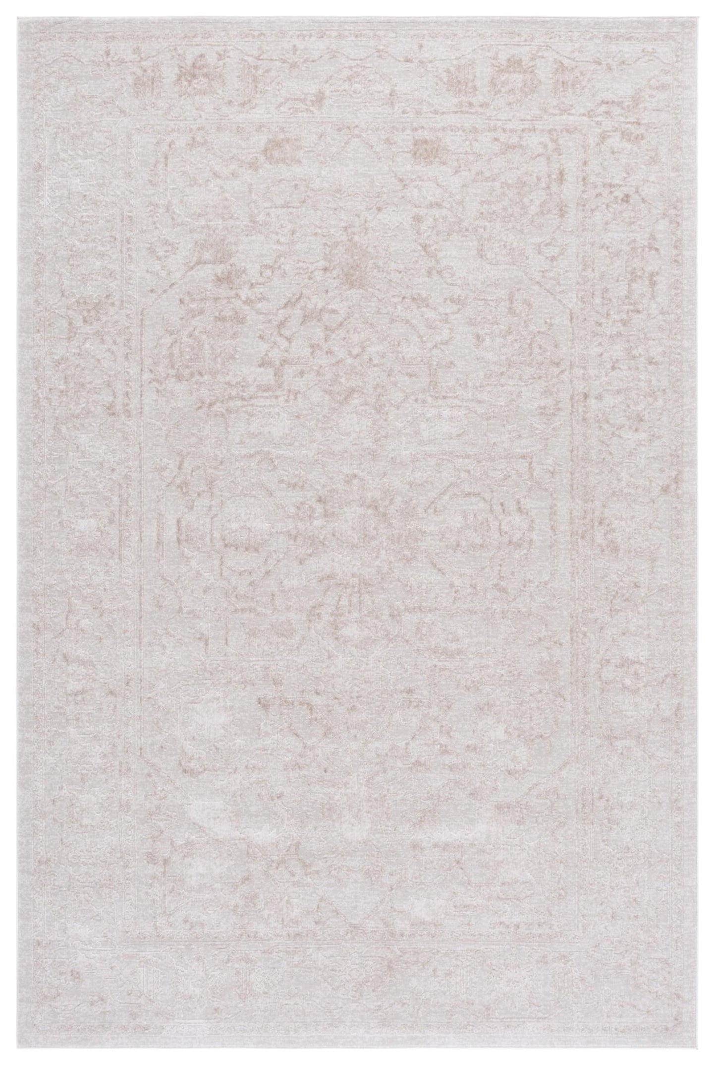 SAFAVIEH Area Rug 6x8 - Reflection Collection - Cream & Ivory, Non-Shedding & Easy Cleaning, Ideal for Living Room, Bedroom (RFT665D)