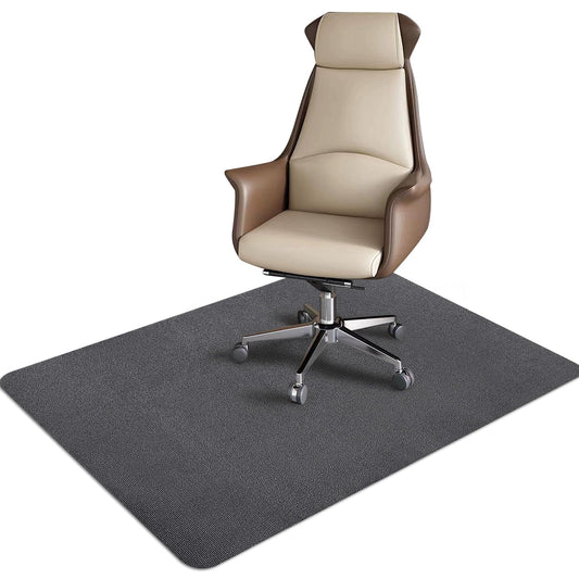 SHAREWIN Office Chair Mat for Hardwood Floor & Tiles, 55"*35" Desk Computer Floor Mats, Large Anti-Slip Hard Floor Protector for Rolling Chairs, Dark Gray