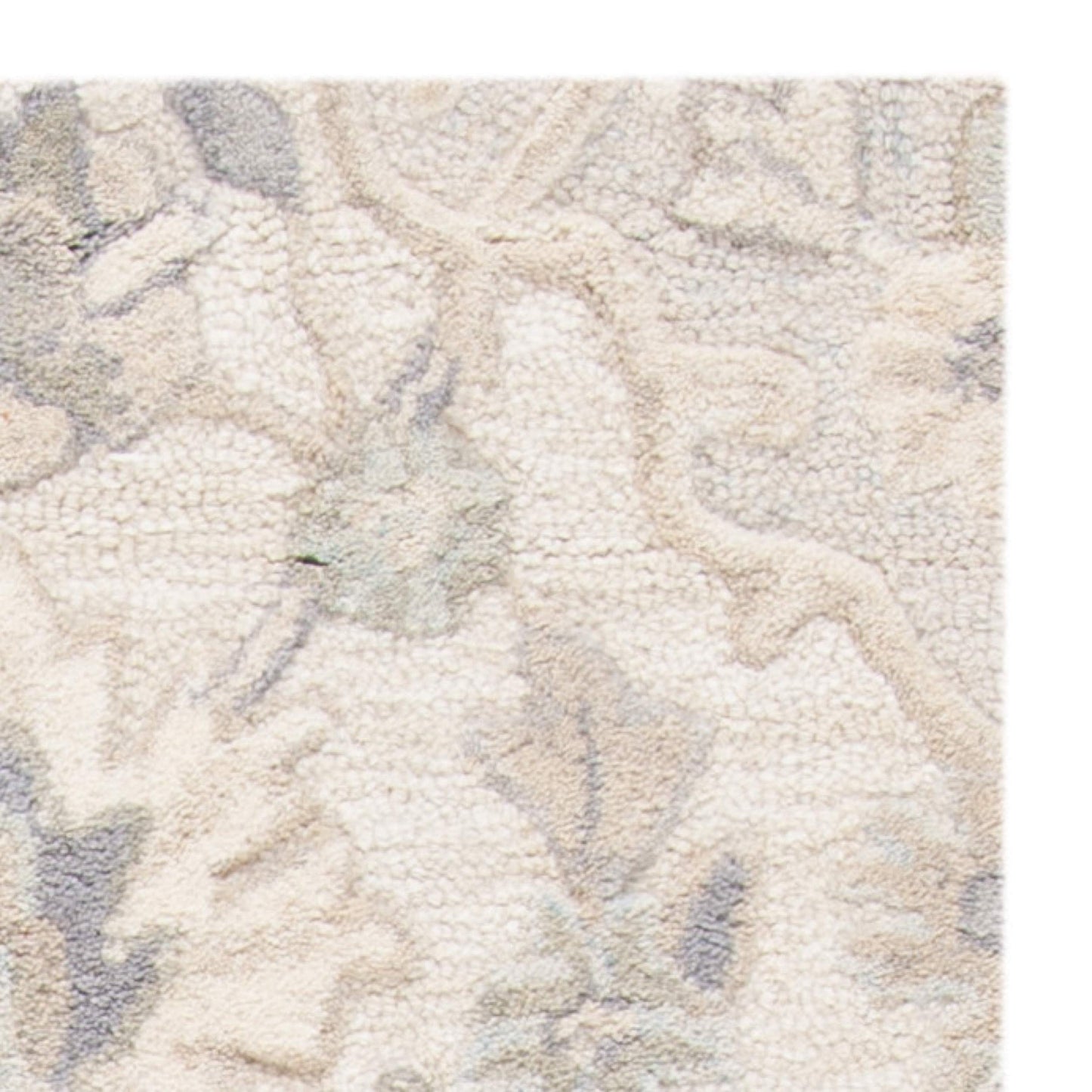 SAFAVIEH Area Rug 8x10 - Glamour Collection - Large - Grey & Blue, Handmade Wool, Ideal for Living Room, Bedroom, Office, Dining Space (GLM622F)
