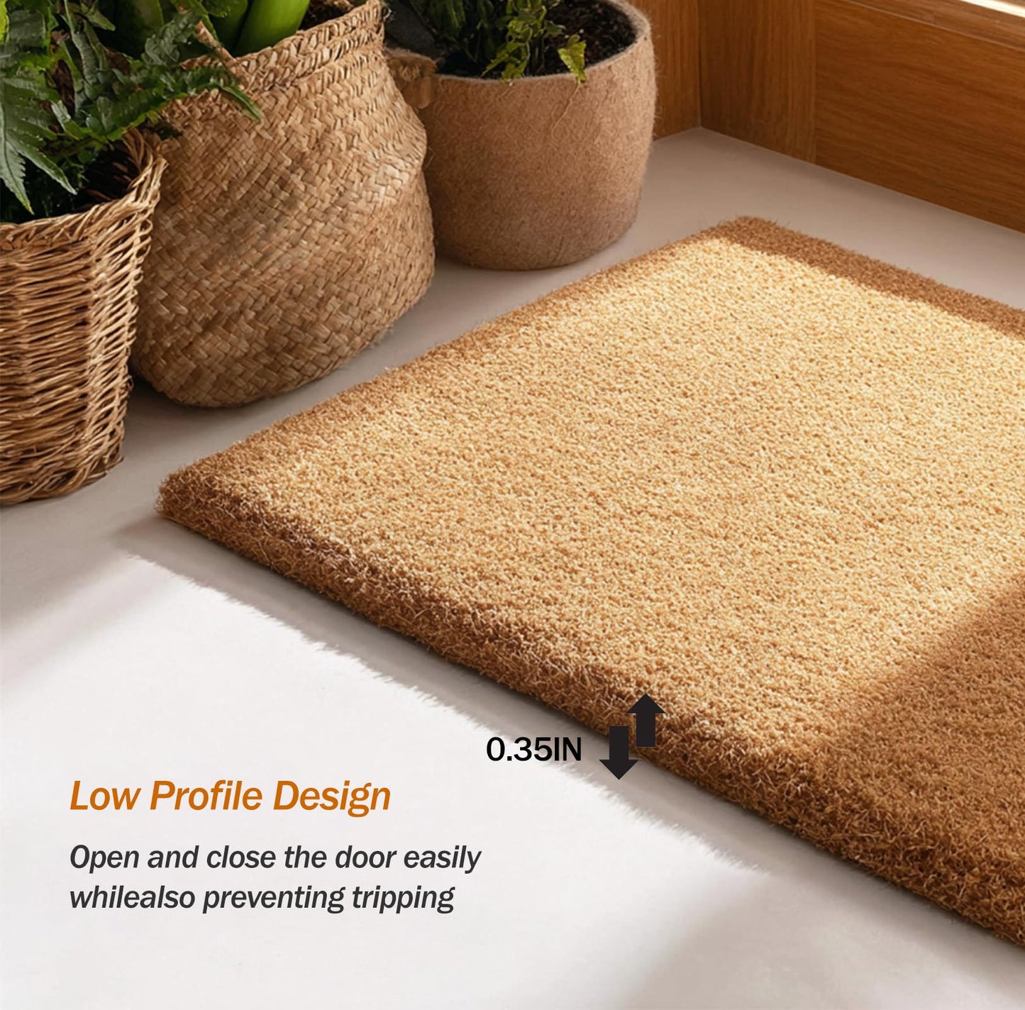 Uilatyu Bless This Home and All Who Enter Deer Door Mat