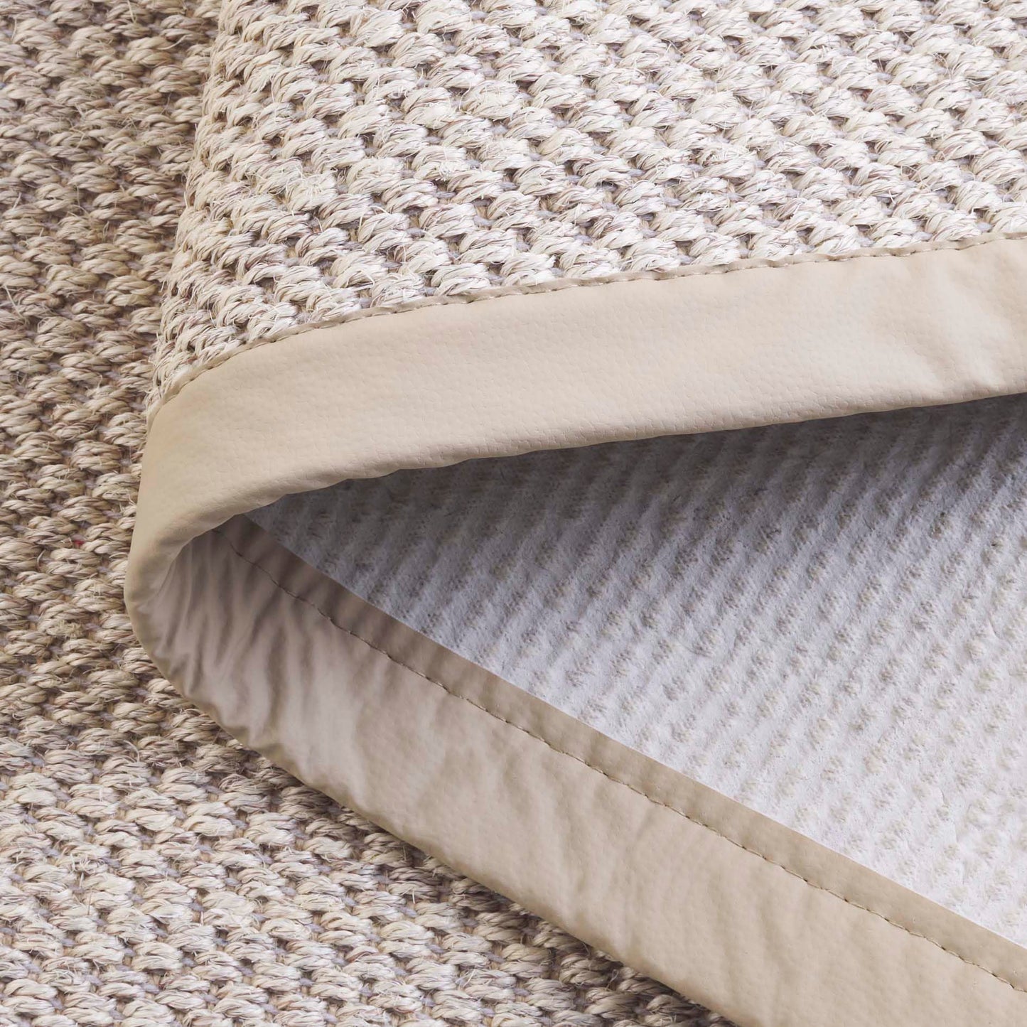 SAFAVIEH Area Rug 5x8 - Natural Fiber Collection - Marble & Beige, Sisal, Ideal for Living Room, Bedroom, Dining Space (NF136B)