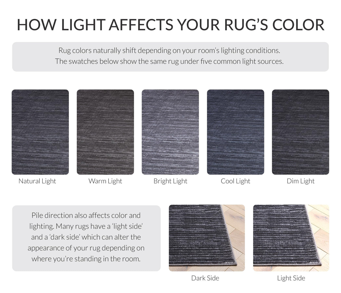 SAFAVIEH Area Rug 8x10 - Vision Collection - Large - Grey, Modern Ombre Design, Non-Shedding & Easy to Clean, Ideal for Living Room, Bedroom, Dining Space (VSN606D)