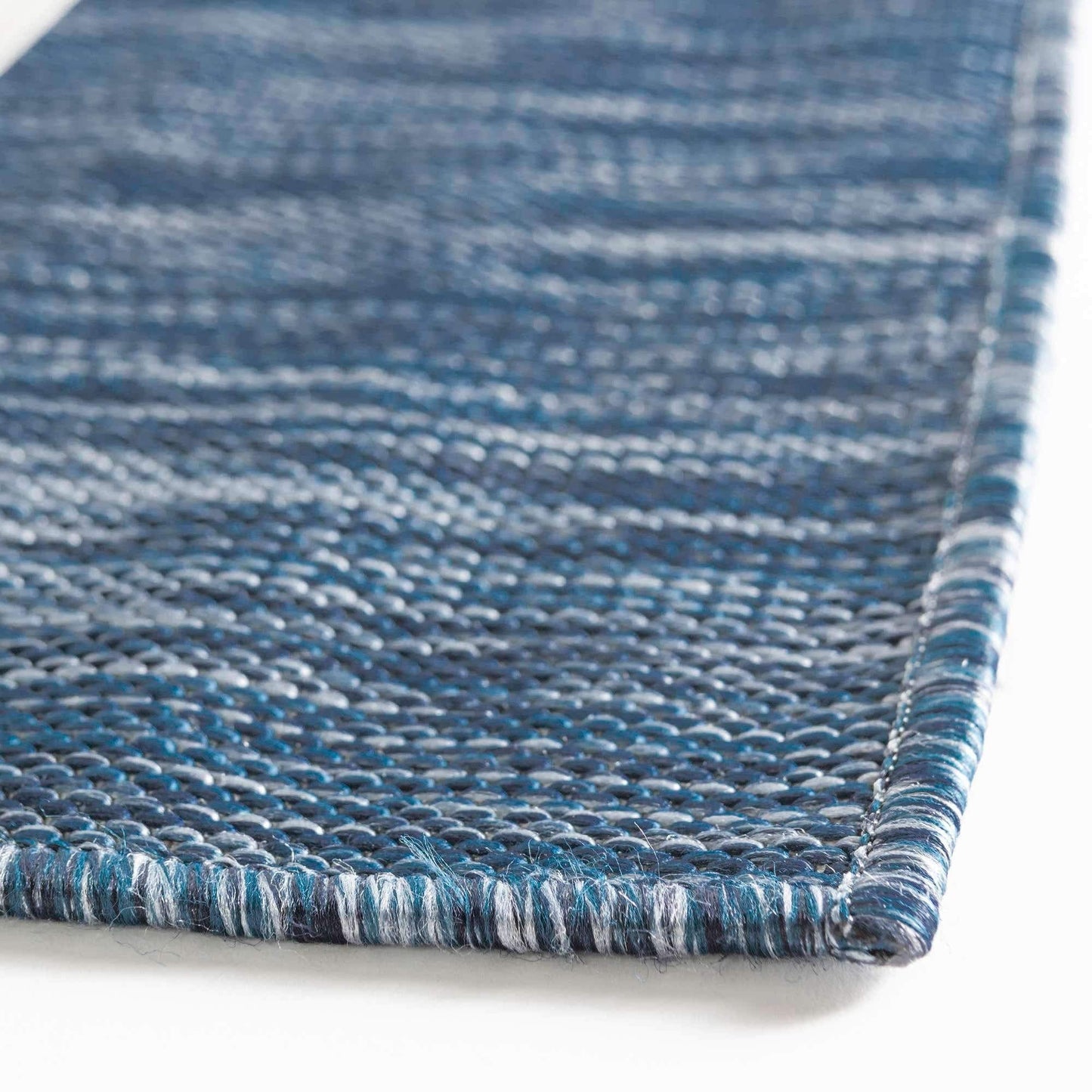 Unique Loom Jill Zarin Outdoor Collection Area Rug - Anguilla (6' 1'' x 9' Rectangle, Blue/ Ivory)